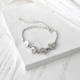 Серебряный Браслет Лириды mix Light Amethyst  - фото 6