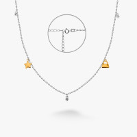 Серебряное Колье Пани Микс