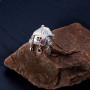 Серебряная Брошь Хатка Mini Ruby Сонях  - фото 4