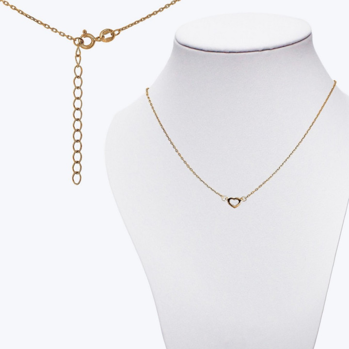 Серебряное Колье Признание Gold