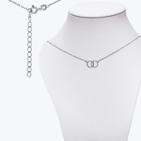 Серебряное Колье Вместе Rhodium