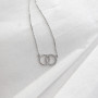 Серебряное Колье Вместе Rhodium  - фото 3