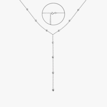 Серебряное Колье с Шариками Long (АкШ2-50)