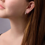 Серебряные Серьги Капелька Счастья  - фото 5