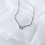 Серебряное Колье Счастье Rhodium  - фото 2