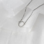 Серебряное Колье Совершенство Rhodium  - фото 2