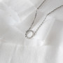 Серебряное Колье Совершенство Rhodium  - фото 3