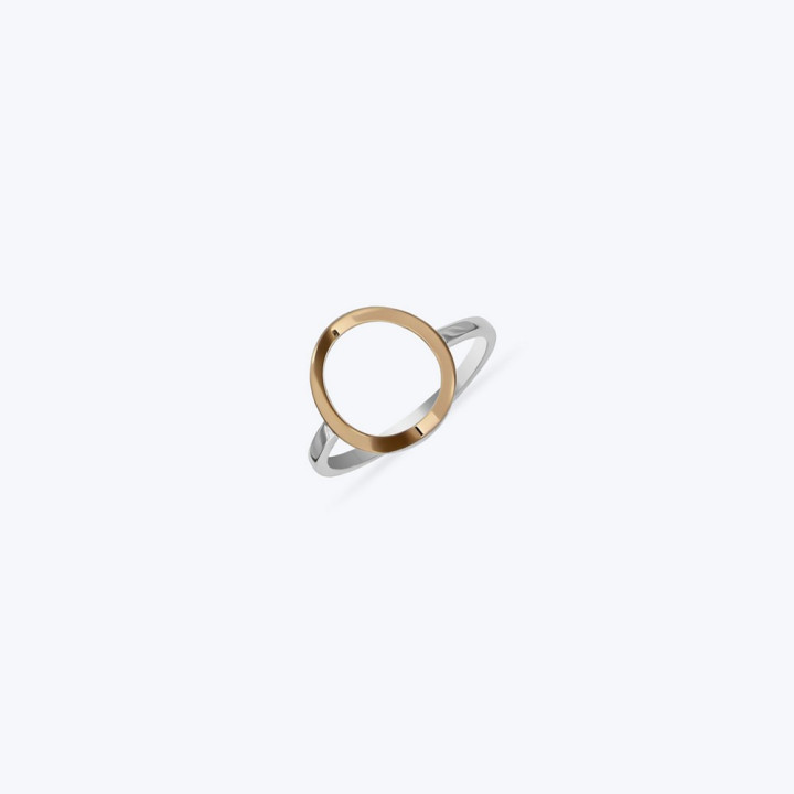 Серебряное кольцо Воплощение Gold