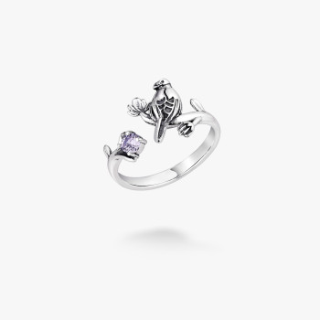Срібна каблучка Соловейко Lavender