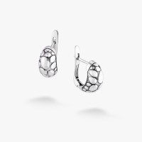 Серебряные Серьги Танец Камней Стоун