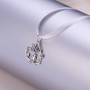Серебряный Кулон Соловейко Аметист Цирконий  - фото 3