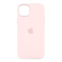 Чехол Original Silicone+MagSafe для iPhone 14 Plus Chalk Pink - фото 5