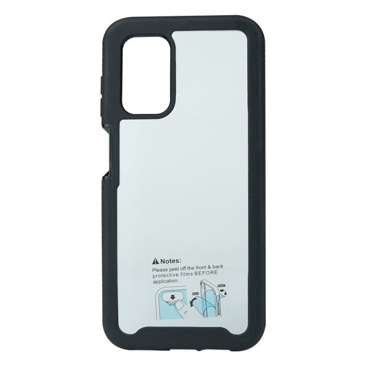 Чехол Shockproof Black Frame+ Transparent Back для Xiaomi Redmi Note 11 Pro