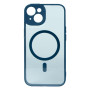 Чехол Baseus Frame Series Magnetic Case+Glass 0.22mm  для iPhone 14 ARJT020003 Синий