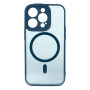 Чехол Baseus Frame Series Magnetic Case+Glass 0.22mm  для iPhone 14 Pro ARJT020103 Синий