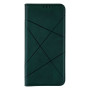 Чехол-книжка Business Leather для Samsung Galaxy A02s Зеленый - фото 5