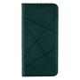 Чехол-книжка Business Leather для Samsung Galaxy A72 Зеленый - фото 5