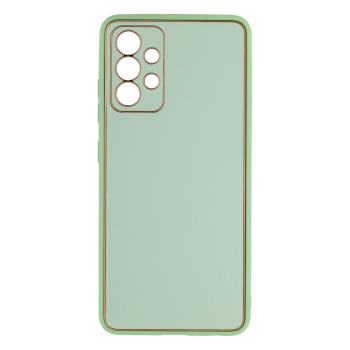 Чехол Leather Gold with Frame without Logo для Samsung  A32
