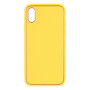 Чехол Leather Gold with Frame without Logo для iPhone X/Xs Желтый