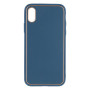 Чехол Leather Gold with Frame without Logo для iPhone X/Xs Navy Blue - фото 9