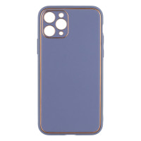 Чехол Leather Gold with Frame without Logo для iPhone 11 Pro