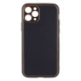 Чехол Leather Gold with Frame without Logo для iPhone 11 Pro Черный - фото 12