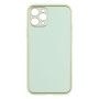 Чехол Leather Gold with Frame without Logo для iPhone 11 Pro Мятный - фото 2