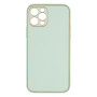 Чехол Leather Gold with Frame without Logo для iPhone 12 Pro Мятный - фото 2