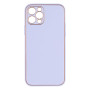Чехол Leather Gold with Frame without Logo для iPhone 12 Pro Сиреневый - фото 6