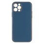Чехол Leather Gold with Frame without Logo для iPhone 12 Pro Navy Blue - фото 7