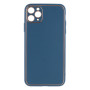 Чехол Leather Gold with Frame without Logo для iPhone 11 Pro Max Navy Blue - фото 7