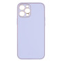 Чехол Leather Gold with Frame without Logo для iPhone 12 Pro Max Сиреневый - фото 6