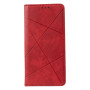 Чехол-книжка Business Leather для Realme 8 Красный - фото 2