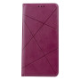 Чехол-книжка Business Leather для Oppo A16 Bordeaux - фото 3