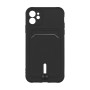 Чехол TPU Colorfull Pocket Card для iPhone 11 Черный - фото 2