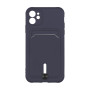 Чехол TPU Colorfull Pocket Card для iPhone 11 Темно-Синий - фото 4
