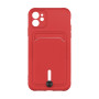 Чехол TPU Colorfull Pocket Card для iPhone 11 Красный - фото 5