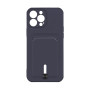 Чехол TPU Colorfull Pocket Card для iPhone 13 Pro Max Темно-Синий - фото 3
