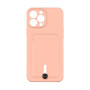 Чехол TPU Colorfull Pocket Card для iPhone 13 Pro Max Пудрово-розовый - фото 5
