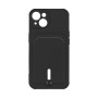 Чехол TPU Colorfull Pocket Card для iPhone 14 Черный - фото 2