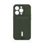 Чохол TPU Colorfull Pocket Card для iPhone 14 Pro Темно-зелений