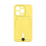 Чохол TPU Colorfull Pocket Card для iPhone 14 Pro Жовтий - фото 3