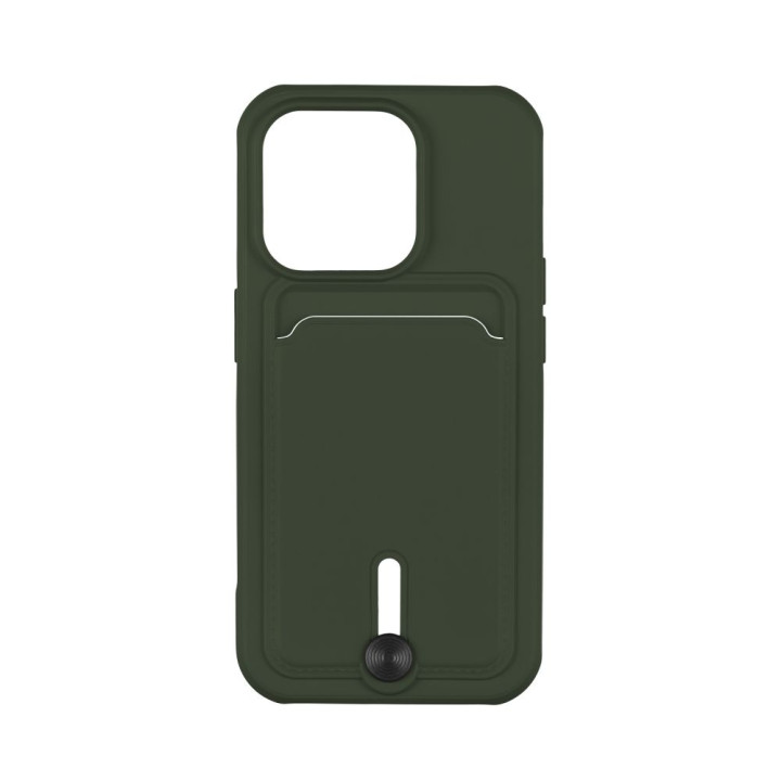 Чохол TPU Colorfull Pocket Card для iPhone 15 Pro