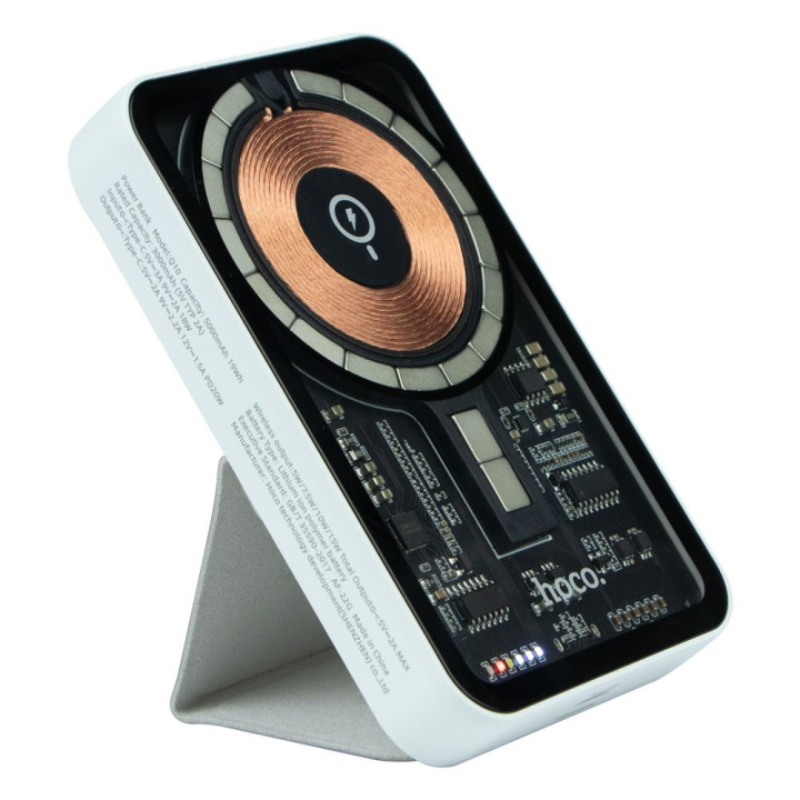 Повербанк Hoco Q10 PD20W Wireless Fast Charging 5000mAh