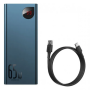 Повербанк Baseus Adaman Metal 65W 20000 mAh Cable USB to Type-C 3A 0.3 (PPIMDA-D)  - фото 2