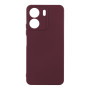 Чехол Silicone Cover Full Camera (A) для Xiaomi Redmi 13C 4G / Poco C65 Бордовый - фото 2