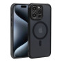 Чехол TPU+PC Anti Drop Full Camera with MagSafe для iPhone 15 Pro Черный - фото 2