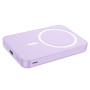 Повербанк Hoco J109 PD20W Easy Wireless Fast Charging 5000mAh Фиолетовый - фото 4