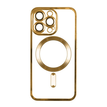 Чехол TPU Metallic Full Camera with Magsafe для iPhone 13 Pro