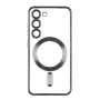 Чехол TPU Metallic Full Camera with Magsafe для Samsung Galaxy S21 Ultra (G998) Черный - фото 2
